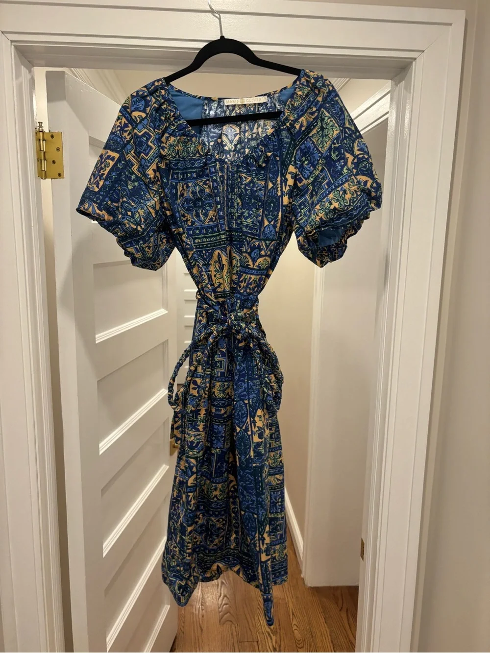 Marie Oliver Blue Foster Dress